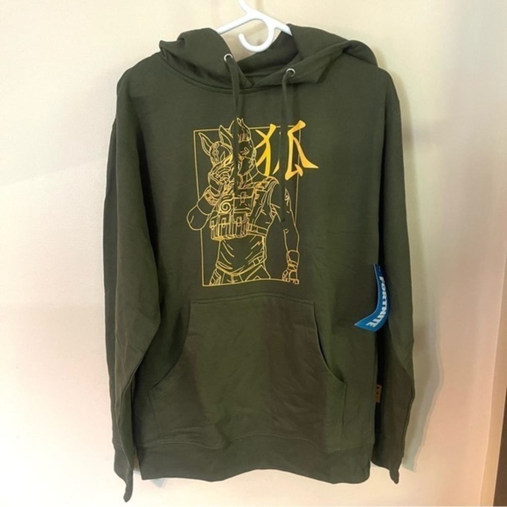 NEFF Fortnite by Epic Games Hoodie Green and Gold Men’s Small New w/ Tags NWT​